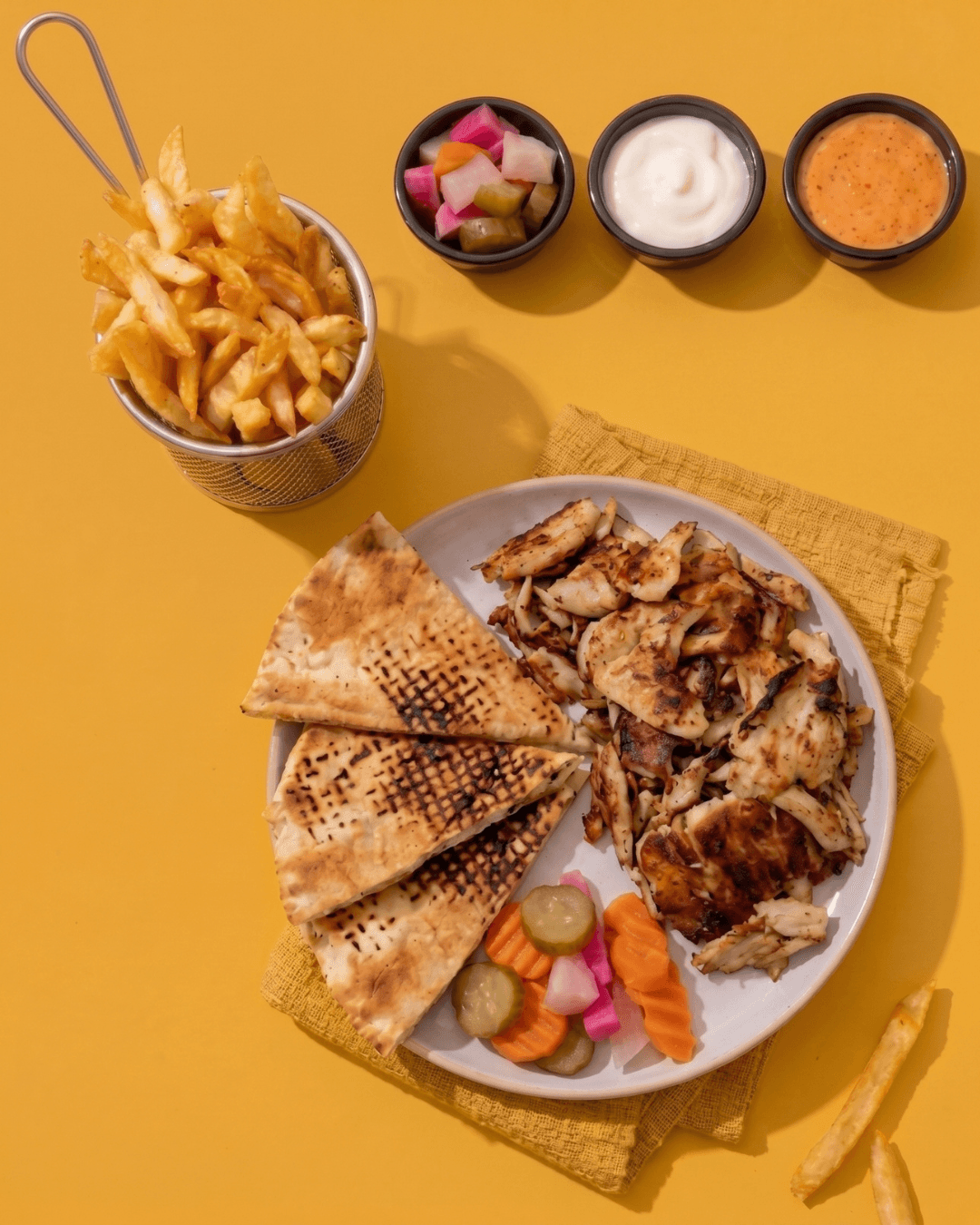 Al Dimashqi freshly prepared catering spread